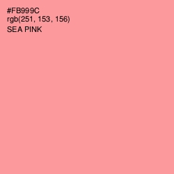#FB999C - Sea Pink Color Image